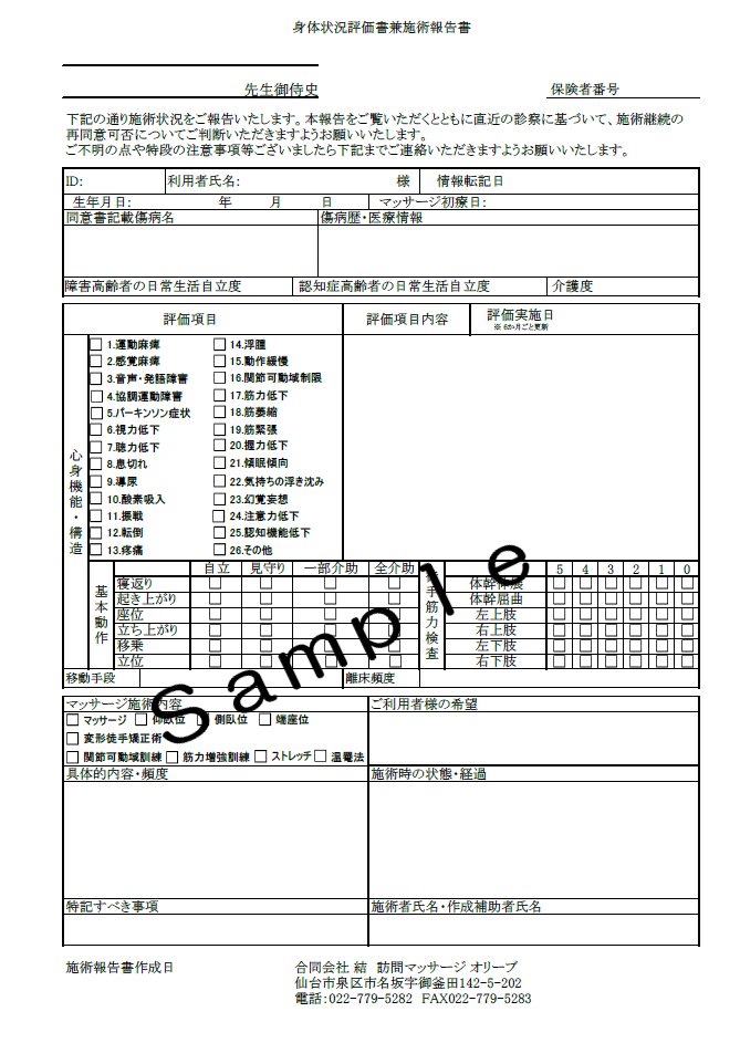 独自の報告書